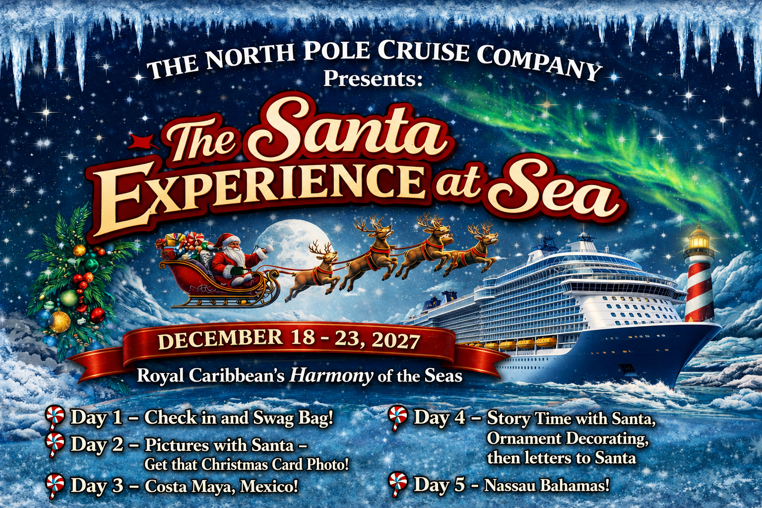 Harmomy of the Seas Santa Cruise 2027